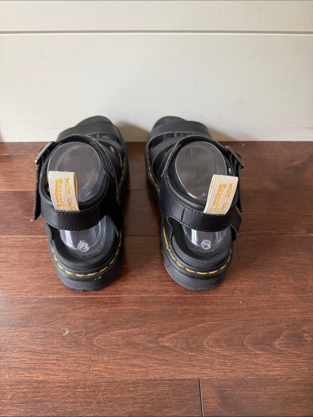 Doc Martens Blaire Sandals Black Sz 39 - Picture 3 of 5